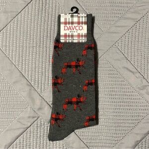 NWT Davco Mens Crew Socks (6-12 Shoe)